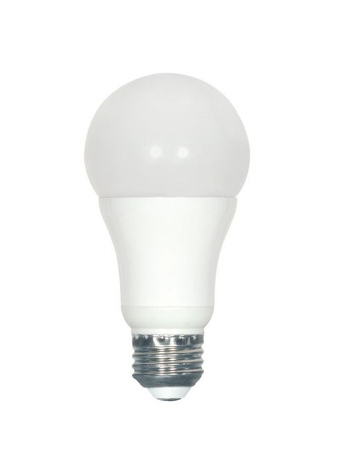 Product image for Satco S9108 Discontinued - 7W A19 LED; Frosted; 5000K; 215' beam spread; Medium base; 120 volts