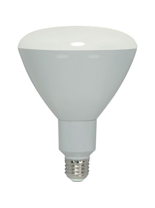 Product image for Satco S9181 - 17 watt; LED BR40; 3000K; 103' beam spread; Medium base; 120 volts; dimmable