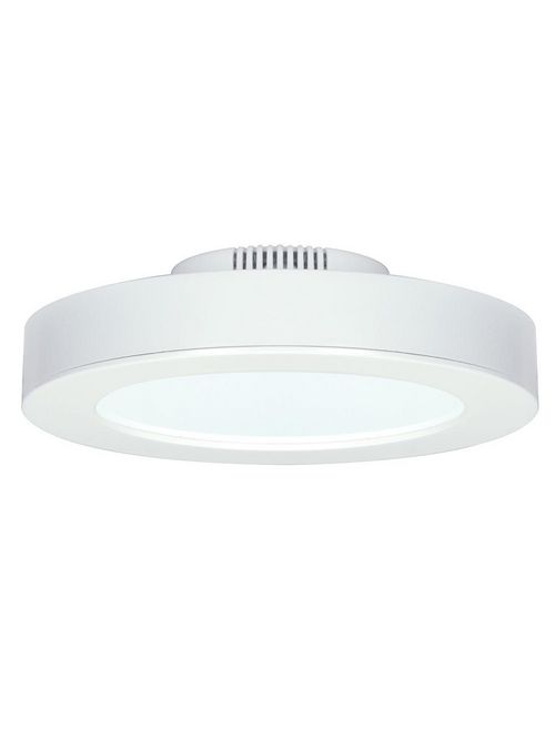 Product image for Satco S9193 - 13.5 watt; 7" Flush Mount LED Fixture; 3000K; Deep Dish; 120 volts