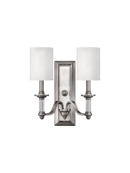 Product image for Sussex 2 Light Wall Sconce - Brushed Nickel