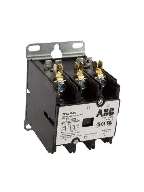 ABB DP30C3P-1/B DP CONTR,30A,3P,120 ABB DP30C3P-1/B DP CONTR,30A,3P,120