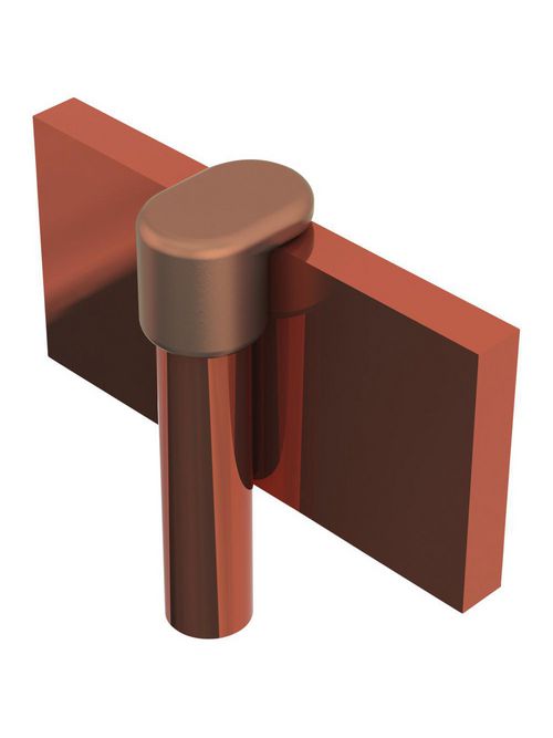 Product image for Erico CRD18EK Ground Rod to Lug or Busbar, CR, Copper-bonded, 3/4" dia, 1/4" x 3" and wider