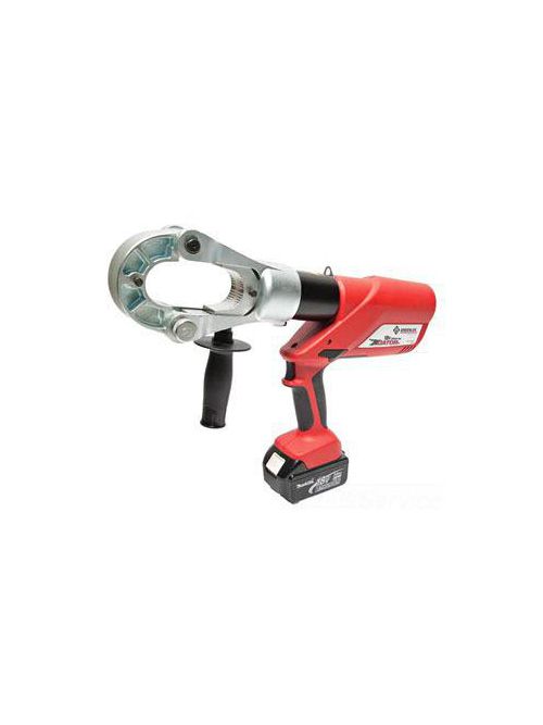 Product image for Greenlee EK1550FTLU12 15 Ton 8 AWG to 1250 MCM Lithium-Ion Flip-Top Battery Powered Crimping Tool