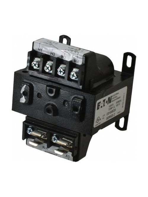 Product image for SolaHD E050TF 50 VA 600 VAC Primary 120 VAC Secondary Industrial Control Transformer