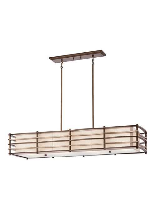 Product image for Kichler 42099CMZ Linear Chandelier 4Lt