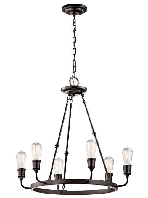 Product image for Kichler 42708OZ Chandelier 6Lt