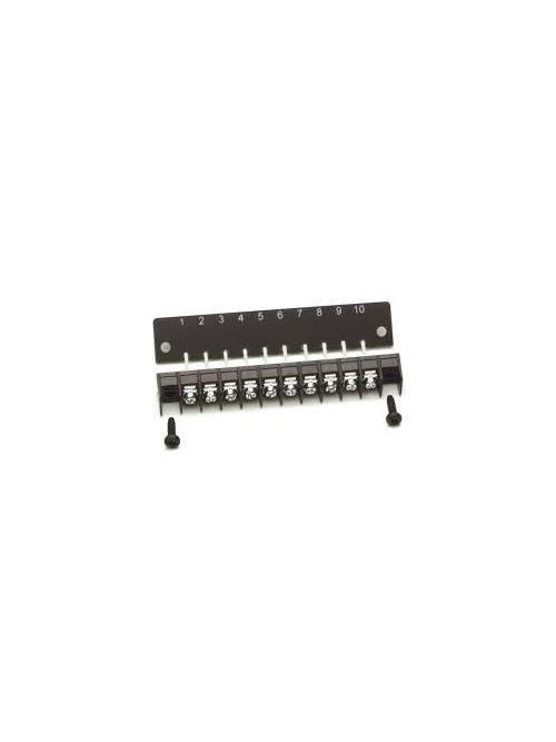 Product image for Square D 8042083950 Black Motor Control Center Terminal Block Rail Assembly