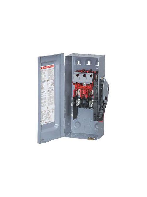 Product image for Square D H361EI 600 VAC 30 Amp 3-Pole Class H/J/K/L/R Fusible Heavy Duty Safety Switch