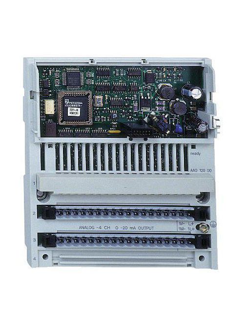 Product image for Square D 170AAO12000 125 x 47.5 x 141.5 mm 24 VDC 20 mA 4-Channel Analog Output Base