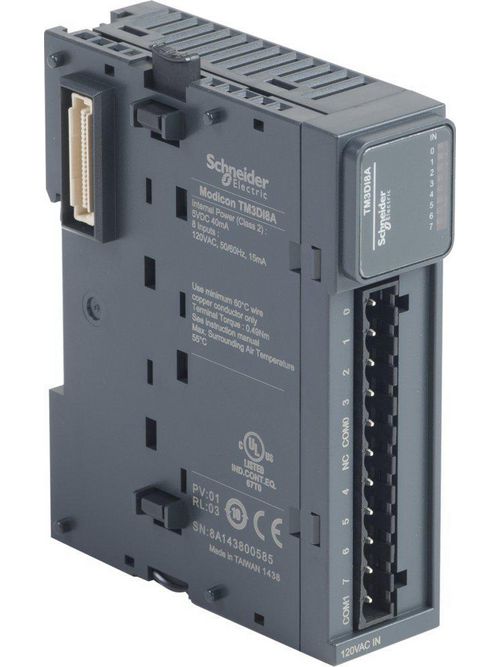 Product image for SQD TM3DI8A discrete input module,