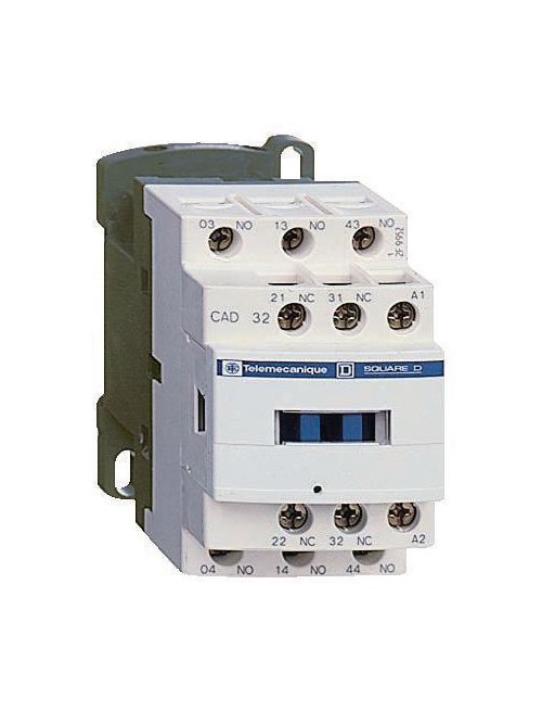 Product image for Square D CAD32M7 220 VAC 10 Amp 5-Pole 3NO 2NC IEC Control Relay