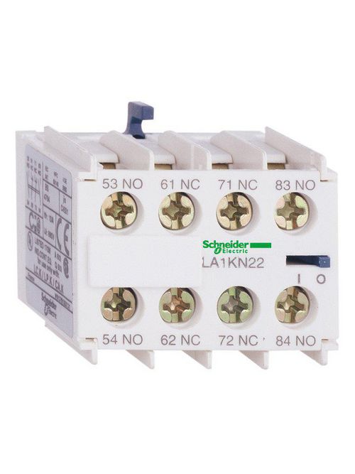 Product image for Square D LA1KN13 575 VAC 10 Amp 1NO 3NC Screw Clamp Terminal Auxiliary Contact Block