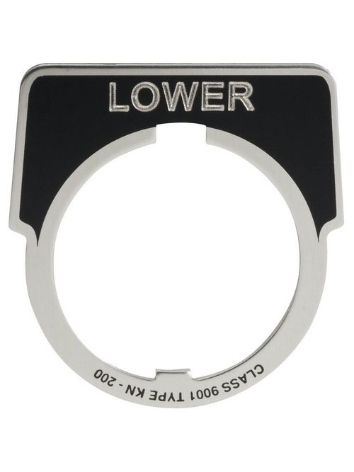 Product image for Square D 9001KN221 30 mm Push Button Legend Plate