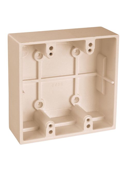 UB 5072-IVORY 2-GANG SURF MT BX,NM, UB 5072-IVORY 2-GANG SURF MT BX,NM,