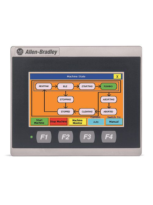 Allen-Bradley 2711R-T4T Panelview 800 4.3 Inch HMI Terminal Allen-Bradley 2711R-T4T Panelview 800 4.3 Inch HMI Terminal