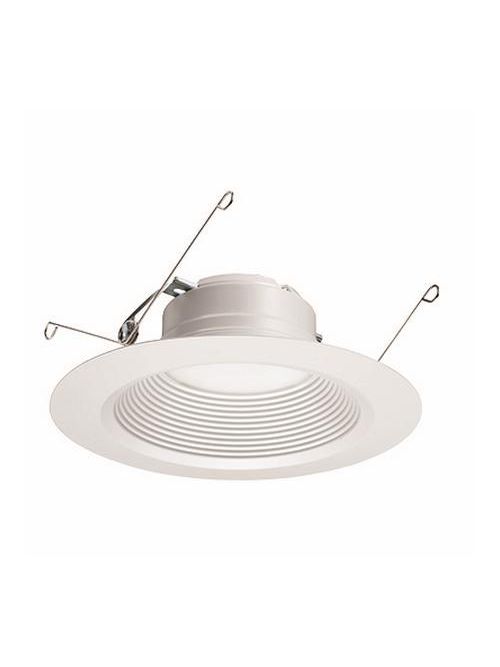 Product image for Lithonia Lighting 65BEMW LED 40K M6 11.9 W 120 Volt Matte White Baffle LED Recessed Downlight