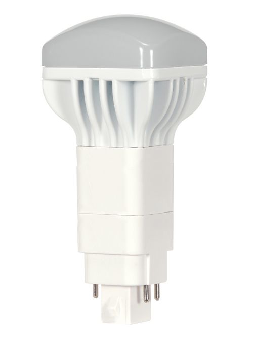 Product image for Satco S9305 13 Watt LED PL 4-PIN; 3500K; 900 Lumens; G24q base; 50000 Average rated hours; 120 Deg. Beam Angle; 120-277 Volt