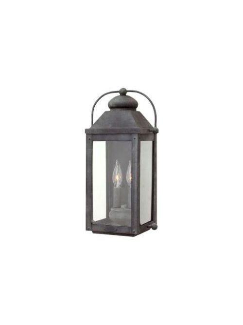 Product image for Anchorage 2 Light Medium Wall Lantern - Aged Zinc