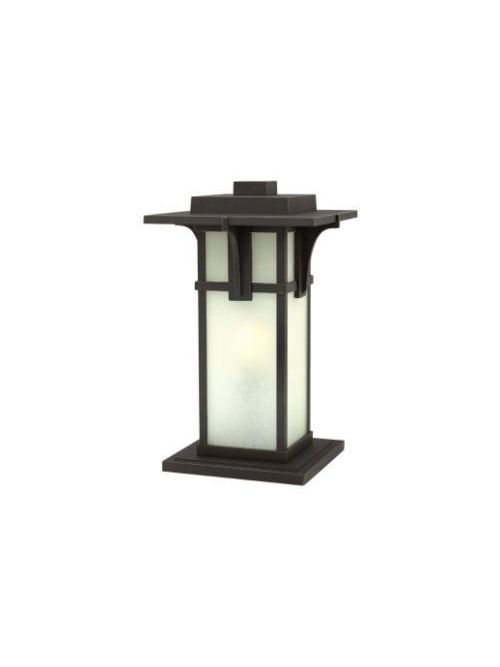 Product image for Manhattan 1 Light Large Pier Mount Lantern - Oil Rubbed Bronze