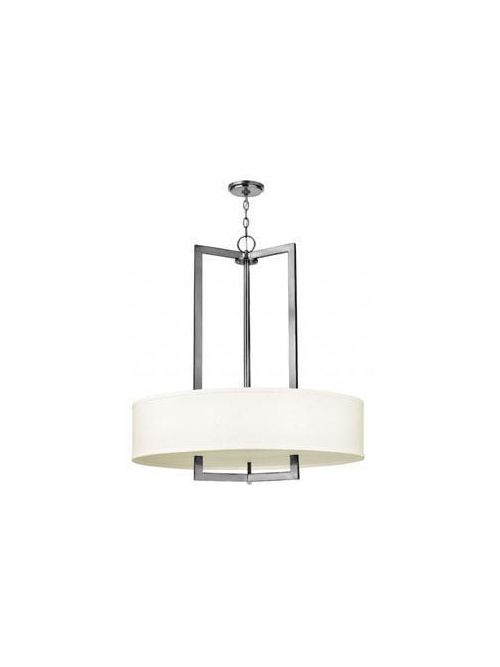 Product image for Hampton 30" LED Drum Chandelier - Antique Nickel