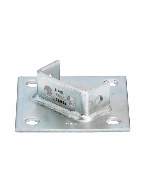 B-Line Series B281AZN 6 x 6 x 1-5/8 Inch Zinc Plated Channel Post Base B-Line Series B281AZN 6 x 6 x 1-5/8 Inch Zinc Plated Channel Post Base