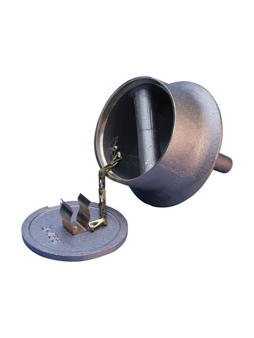 Product image for Erico B166 Aircraft Grounding Receptacle with Bar Attachment Point, 5 1/4"