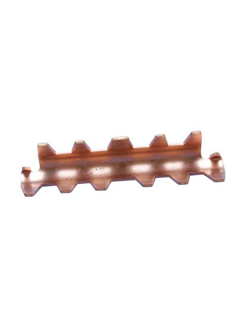 Product image for Erico LPC503 Stamped Crimp In-Line Cable Connector, Copper, Bare