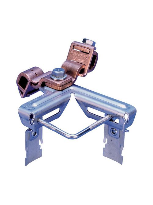 Product image for Erico MBNUPCJ240 Universal Pedestal Clamp with Cable Management, MBNUPCJ240