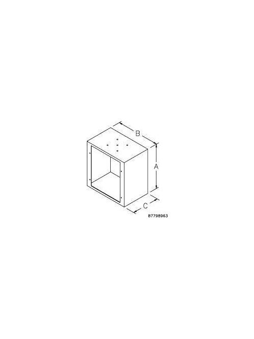 Hoffman LLB161612 166 x 160 x 102 mm Enclosure Solid Back Body Hoffman LLB161612 166 x 160 x 102 mm Enclosure Solid Back Body