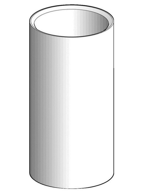 Product image for Square D XVBC030 15.75 Inch x 400 mm ABS Beacon Support Tube Concealment Cover