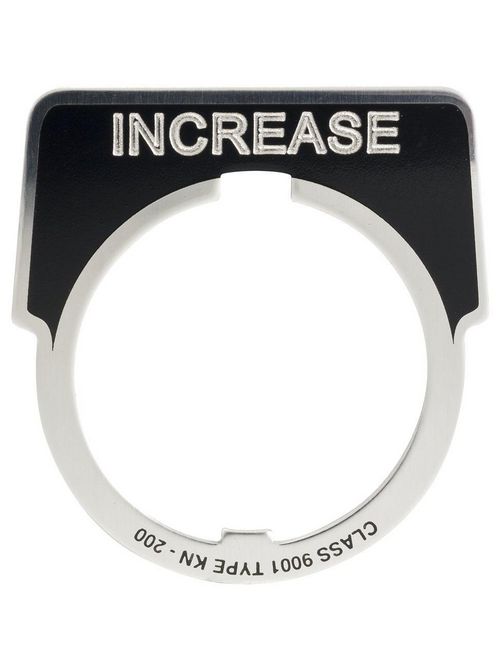 Product image for Square D 9001KN229 30 mm Push Button Legend Plate