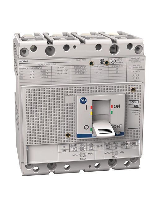 Allen Bradley 140G-H2F4-D10 125 Amp H-Frame Molded Case Circuit Breaker Allen Bradley 140G-H2F4-D10 125 Amp H-Frame Molded Case Circuit Breaker