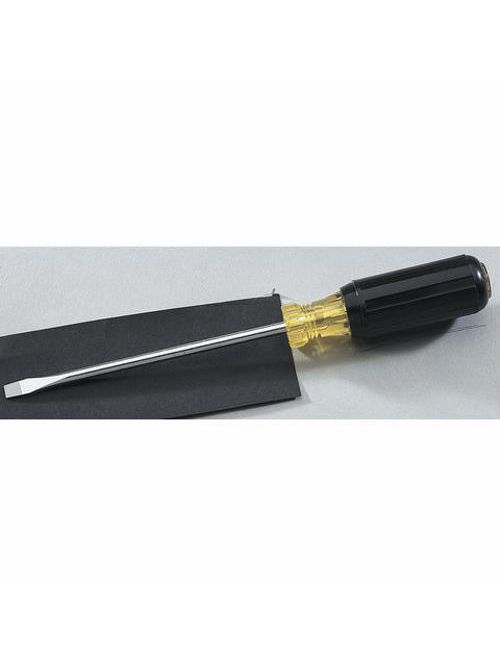 Product image for Ideal 35-173 Slotted Screwdriver 3" Shank 1/4" Tip & Cushion Grip Handle