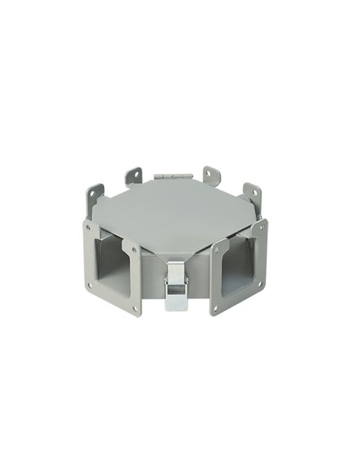Hoffman F88LC 8 x 8 Inch Steel Flat Wireway Cross Hoffman F88LC 8 x 8 Inch Steel Flat Wireway Cross