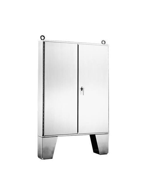 Hoffman A604820SSLP 60.06 x 48.06 x 20.06 Inch 12 Gauge 304 Stainless Steel NEMA 12 2-Door Floor Mount Enclosure Hoffman A604820SSLP 60.06 x 48.06 x 20.06 Inch 12 Gauge 304 Stainless Steel NEMA 12 2-Door Floor Mount Enclosure