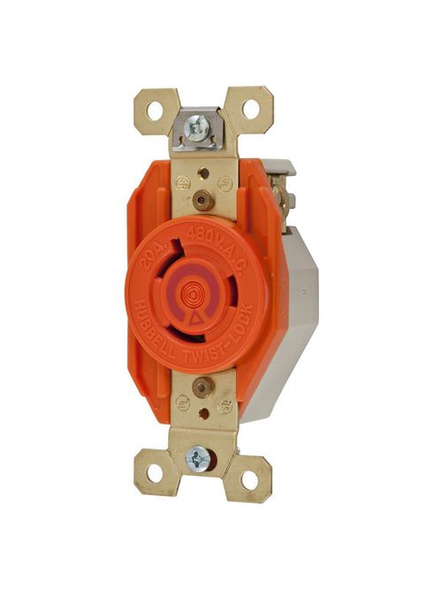 HWDK IG2340 LKG RCPT, IG, 20A 480V, HWDK IG2340 LKG RCPT, IG, 20A 480V,