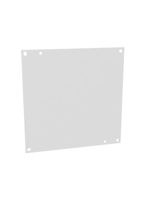 Product image for Milbank A-1010SBP Back Panel Non UL Listed 10x10 Small Hinge Cover White Steel