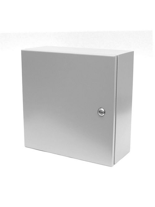 Product image for Milbank MSD363010 36x10x30 Hinge Cover Type 4 Steel No Knockouts ANSI 61 Gray Concealed Hinges Slotted Quarter Turn Latch