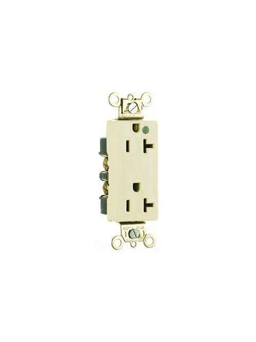 Product image for P&S 26222-HGI 15A 5-15R DPLX RCPT