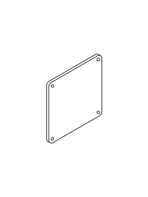 Product image for Square D LJB126CP 12 x 6 Inch NEMA 12 14 Gauge Steel Lay-In Wireway Closing Plate