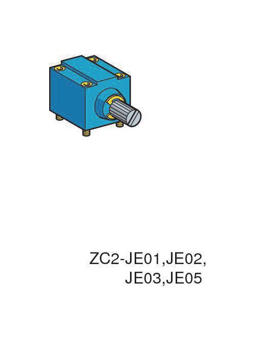 Product image for TES ZC2JE05 Limit switch head, Limit switches XC Standard, ZC2J, without lever spring return left or right actuation