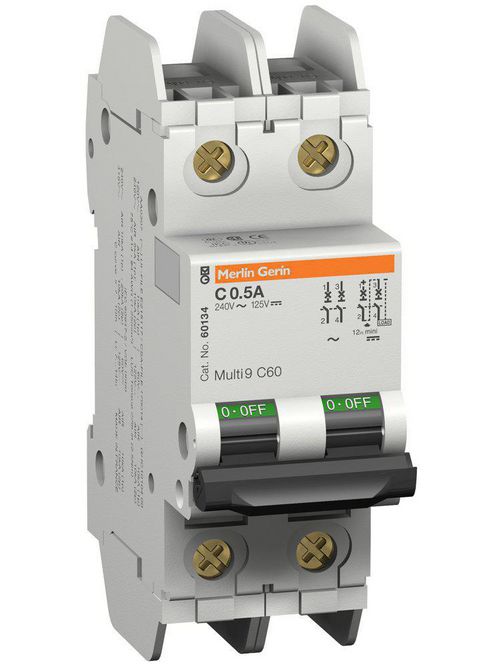 Product image for Square D 60143 240 Volt 8 Amp Miniature Circuit Breaker