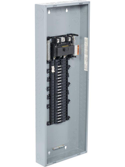 Product image for Square D QO13842MX150 120/240 VAC 150 Amp 1-Phase 3-Wire 42-Circuit NEMA 1 Load Center Generator Panel