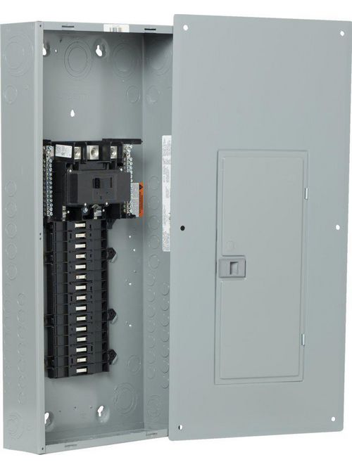 Product image for Square D QO130M200C 120/240 VAC 200 Amp 1-Phase 3-Wire 30-Circuit NEMA 1 Convertible Main Breaker Load Center