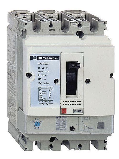 Product image for Square D GV7RE20 20 Amp 600 VAC IEC Manual Starter