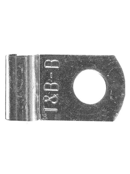 Thomas & Betts C10-10A 12 to 10 AWG #10 Stud Metallic Electrotinned Copper Non-Insulated Flag Terminal Thomas & Betts C10-10A 12 to 10 AWG #10 Stud Metallic Electrotinned Copper Non-Insulated Flag Terminal