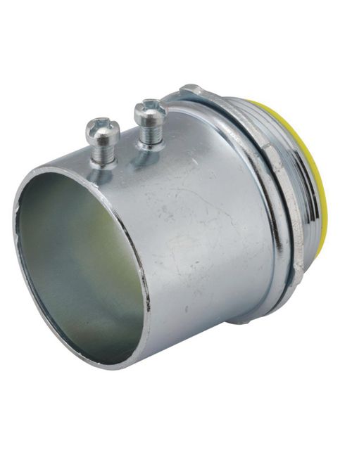 Product image for Raco 2128US 2" EMT Set Screw Connector, Insulated (USA)