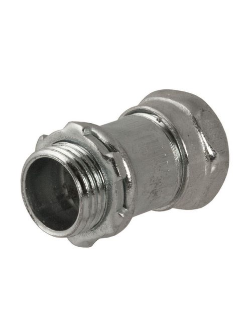 Product image for Raco 2902US 1/2" EMT Compression Connector, Uninsulated, Steel (USA)