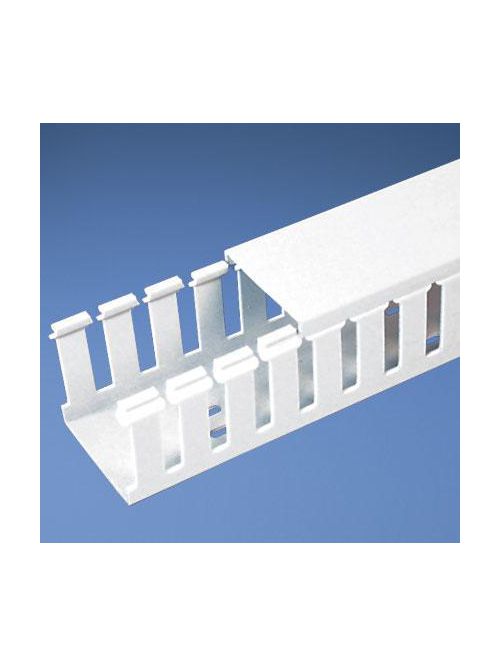 Panduit G1.5X4WH6 1.5 x 4 Inch x 6 Foot White PVC Slotted Duct Panduit G1.5X4WH6 1.5 x 4 Inch x 6 Foot White PVC Slotted Duct