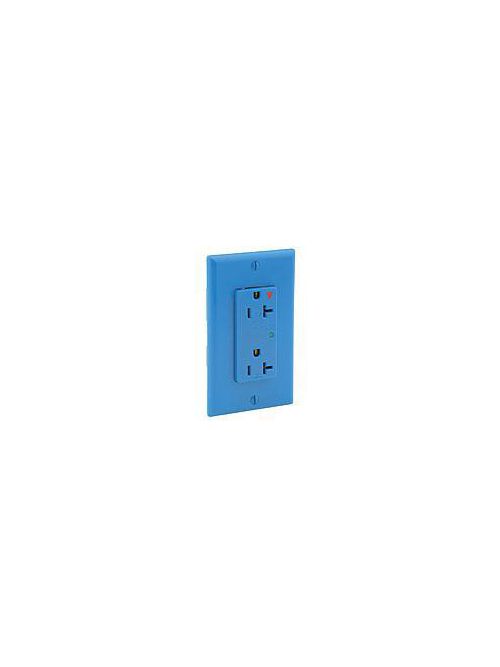 LEV 5380-IGB BU DUP REC 20A125V NON LEV 5380-IGB BU DUP REC 20A125V NON
